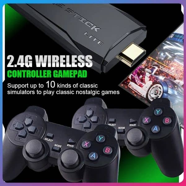 2.4G wireless controller gamepad 0