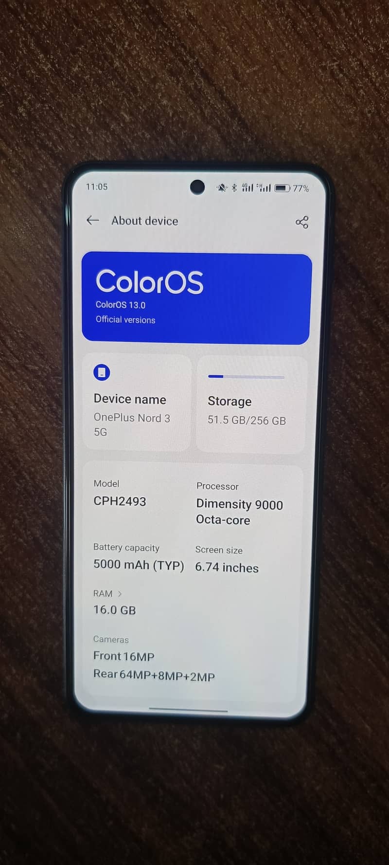 Oneplus nord 3  16+12/256gb / PTA Approve 4