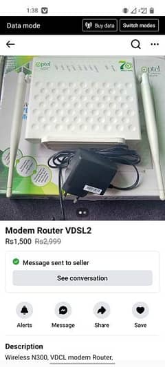 VDSL modems and routers