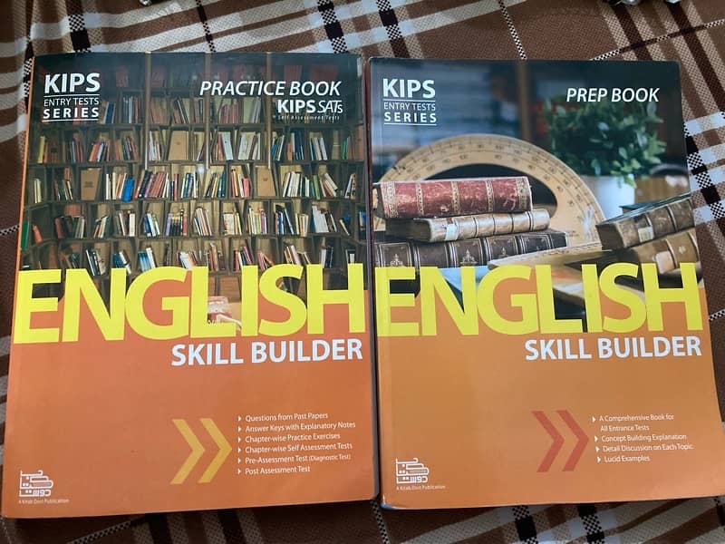 Entery test books of kips 0