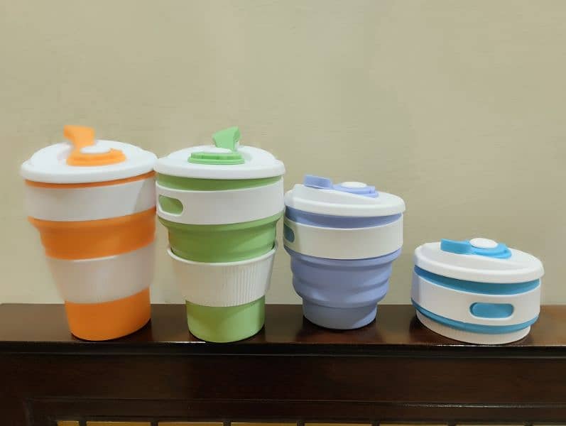 silicone foldable coffee cup 12