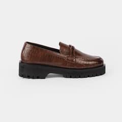 Chunky Crocodile Leafers for men