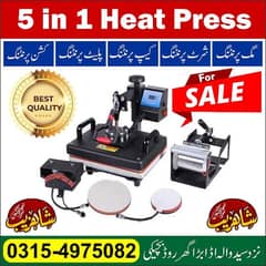 Sublimation Heat Press 5in1 | Heat press Machine | Mug Heat Press