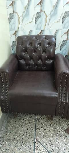 URGENT SALE Leather 8 Seater Sofa Set