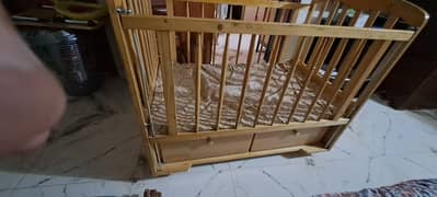 Kids Cot with Storage boxes attached