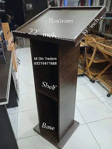 rostrum/dice/collage furniture/wooden rostrum/speech table 10