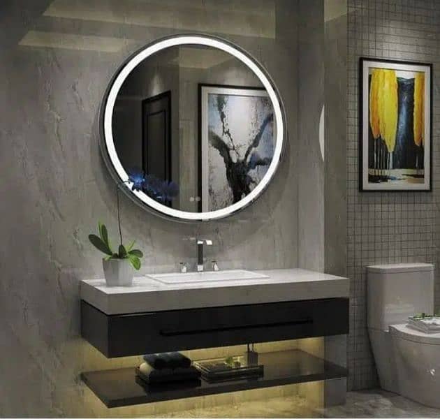 LED MIRROR | bathroom vanity and salon mirrors | touch sensor light 5