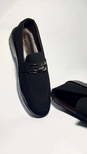 Matte Black Formal Shoes 1