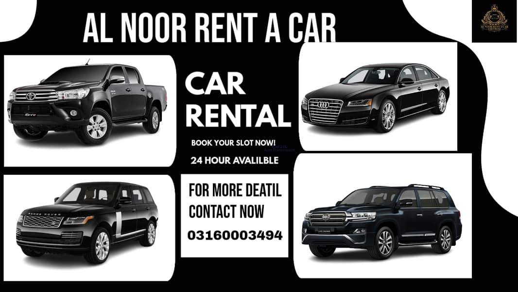 All Cars Rent A Car , Vehicle , Avalible IN Lahore And Over All 0