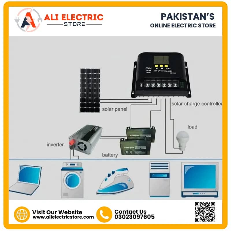 Pwm solar charge controller 6