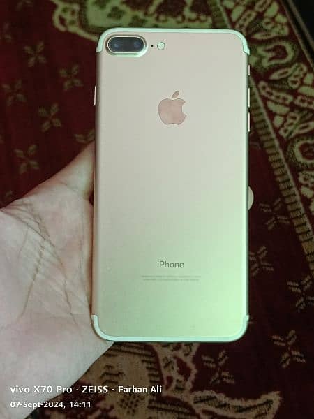 Iphone 7 plus PTA APPROVED 128 GB 0