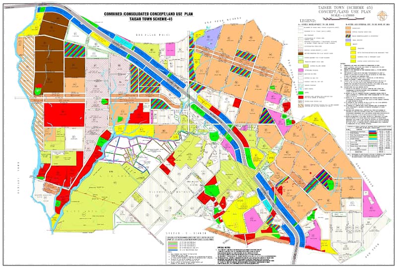 400 Sq Yds Plot Available On 60 Ft Road In Taiser Town (Sector 73/2) 0