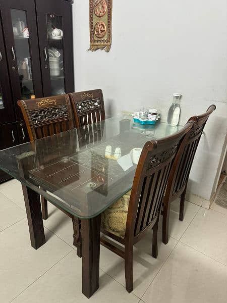 Dining Table with 6 chairs 2