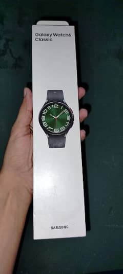 galaxy watch 6 classic new 47mm  just box open