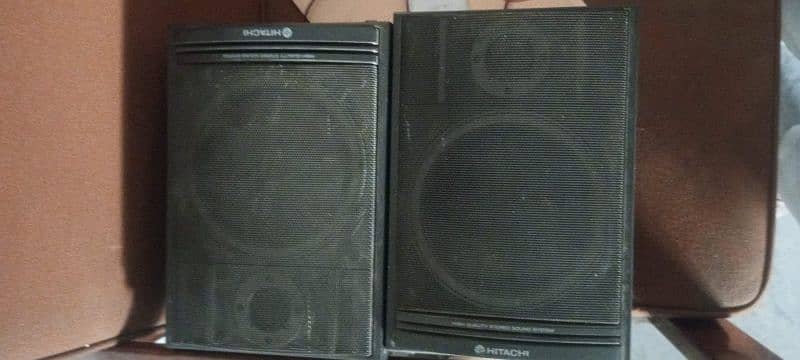 origional Hitachi Japani speakers 300 watt 0