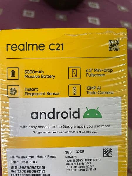 realme c21 3/32 gb 1