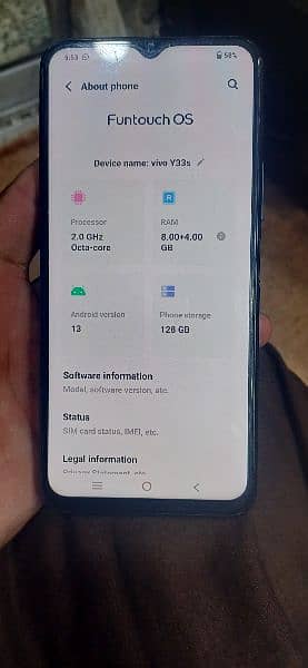 vivo y33s 8+4 128gb 3