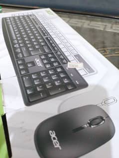 Acer wireless keyboard mouse with dongle (9/10)