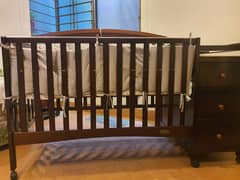 Baby Cot DOM 5 in 1 Convertible Crib