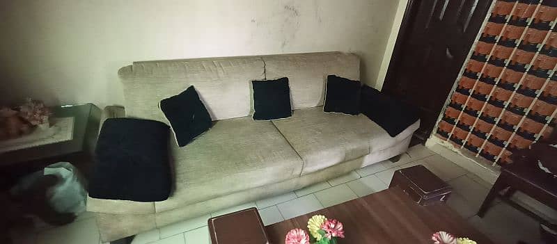 6 seater sofa good condition for sale 4