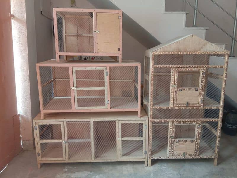 hen birds cat rabbit new cages for sale 0