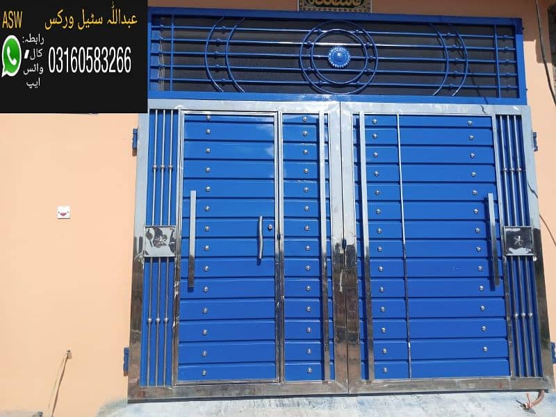 steel & iron gates, CNC gates, grills, windows, railings  etc. 2