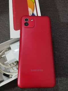 Samsung A03 with Charger