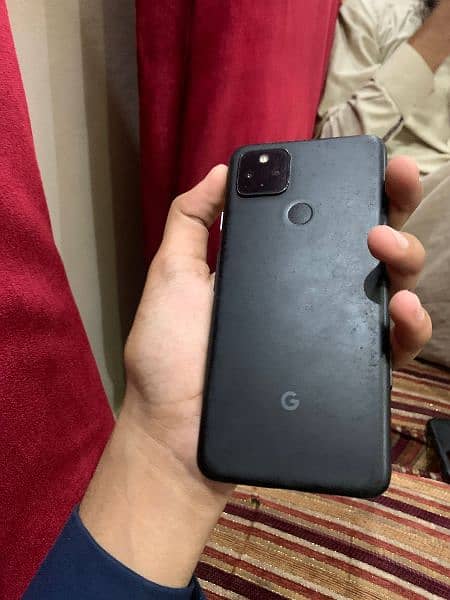 google pixel4 a5g minor crack on glass baki all ok 1