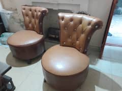 Long back chairs with Stool