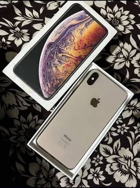 xs max double sim pta approved 256gb with box 0