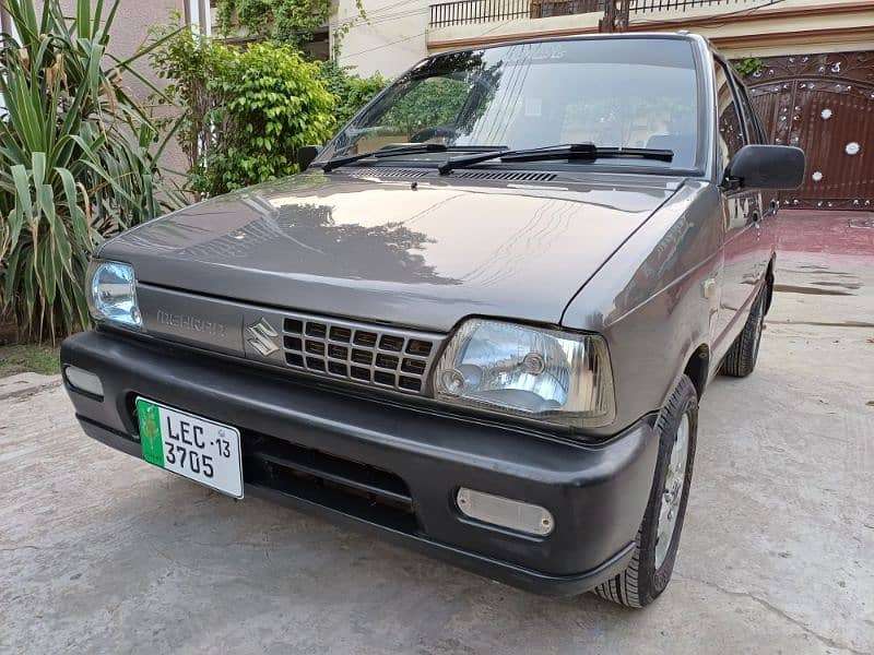 Suzuki Mehran VX with ac 2013 total origianal car 3