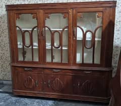 Showcase and Dressing Table for sale