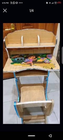 kids study table and chair