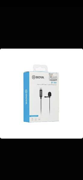 BOYA BY-M3 Digital Lavalier Microphone Type-C 0