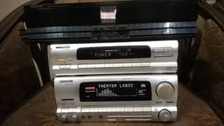 sansaui Amplifier aur Kenwood Equalizer 110