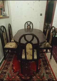 6chiar and 1 table good condition