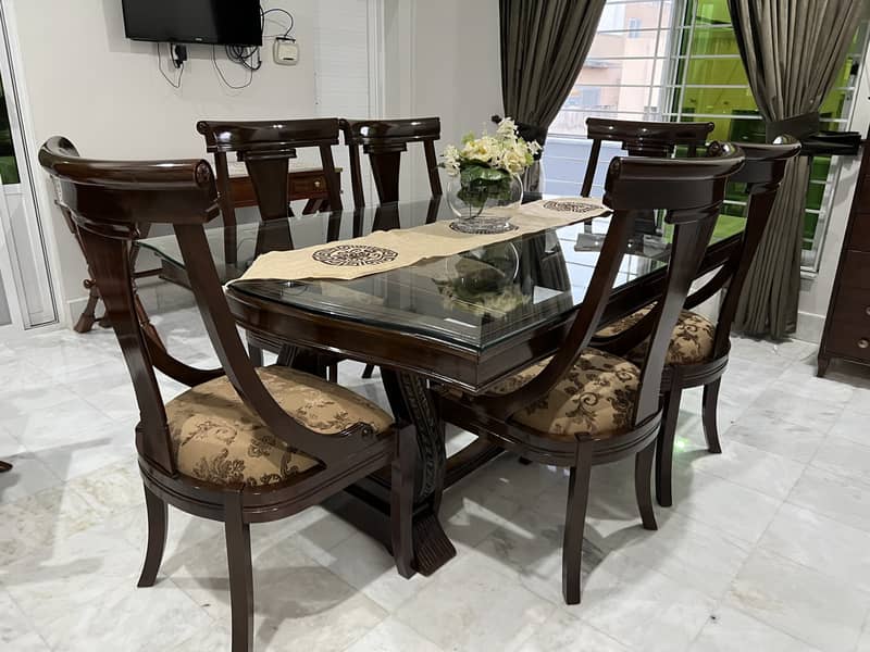 6 Seater dining table/wooden dining table/luxury dining/furniture 0