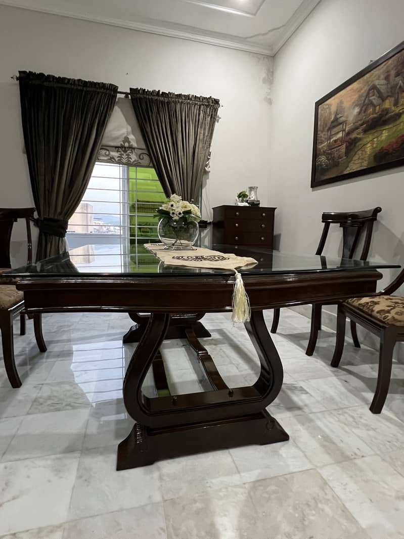 6 Seater dining table/wooden dining table/luxury dining/furniture 3