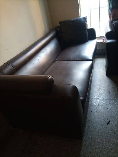 leather sofa set 3