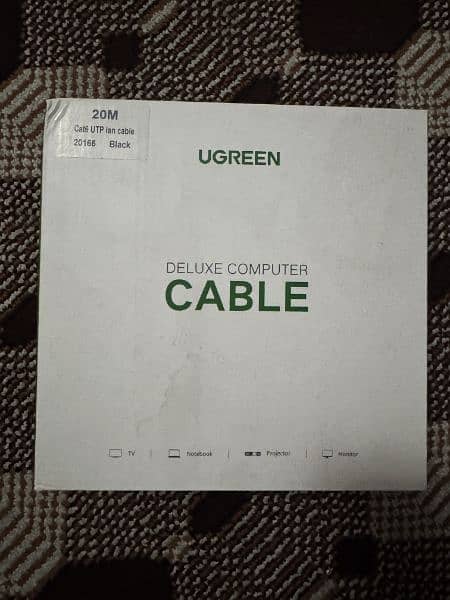 UGREEN DELUXE COMPUTER CABLE CAT6 20M 0