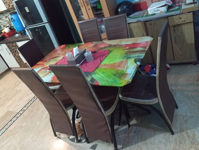 Dining Table with 6 Chairs 2