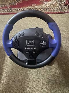 RACING WHEEL WITH FULL KIT / For Playstation, Xbox & PC