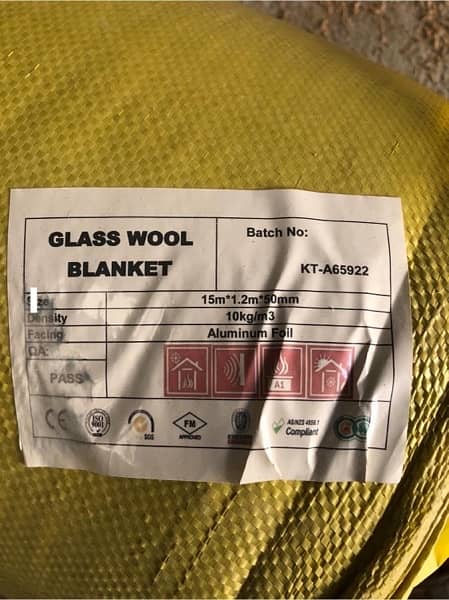 Glass wool Roll/Glass wool blanket/Heat resistant/Marequee insulation 6