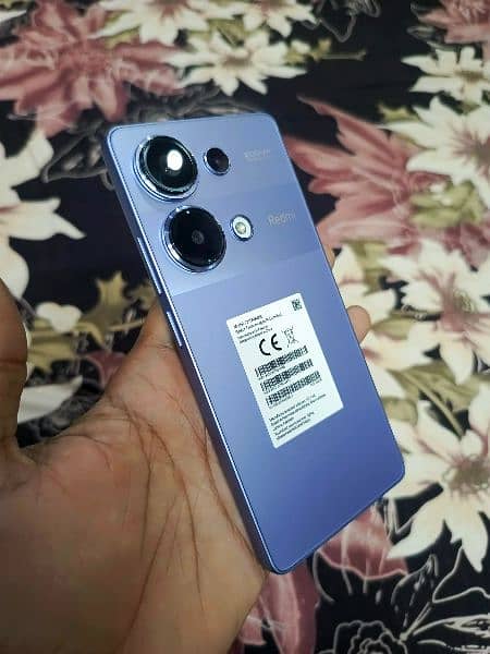 Redmi note 13 pro 8/256 box open 11 months worantyy can't 03161142266 2