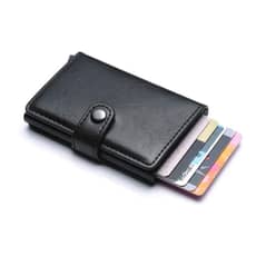 Card holder wallet pop-up card wallet