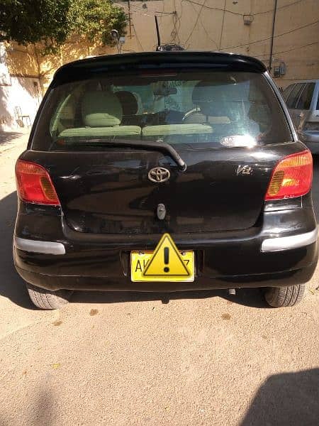 Toyota Vitz 2003 / 2006 Golden Number 007 1