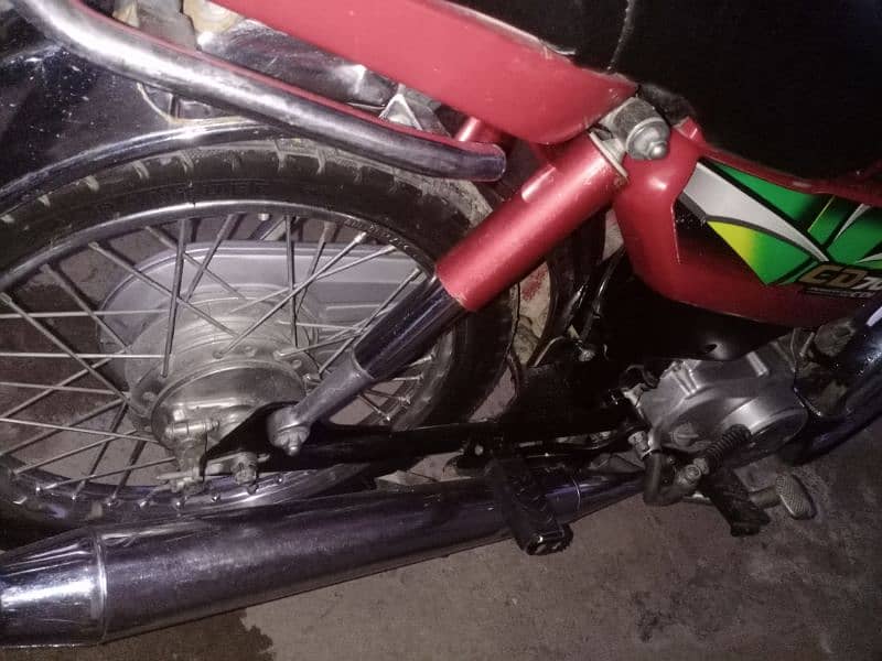 Honda cd70 model 2021 Islambad number all ok 1