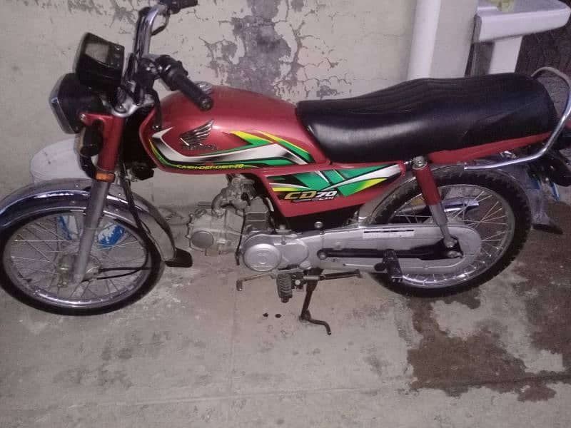 Honda cd70 model 2021 Islambad number all ok 3