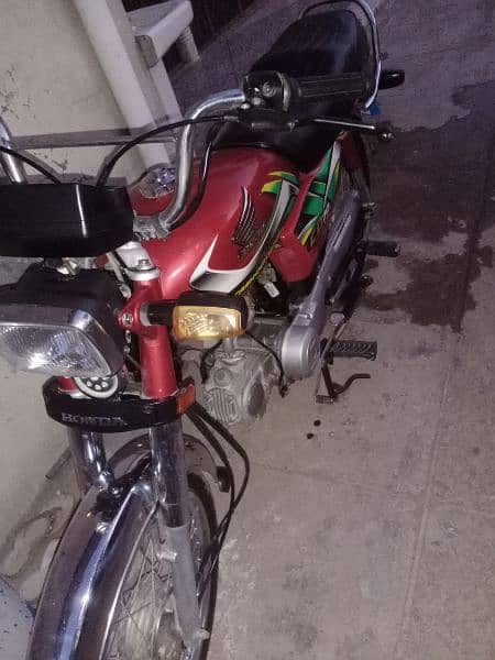 Honda cd70 model 2021 Islambad number all ok 5