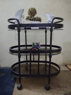 iron tea trolly